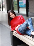 Blautyleg Madou Tina's first outdoor photo of leg beauty model on February 7, 2011(28)